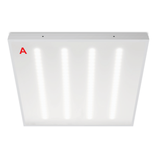 Светильник ЧИСТЫЙ ОФИС GL ДВО03-045 с БАП EM1 36Вт 5000К IP54 Матовый 4320лм 595х595х48мм WOLTA PRO