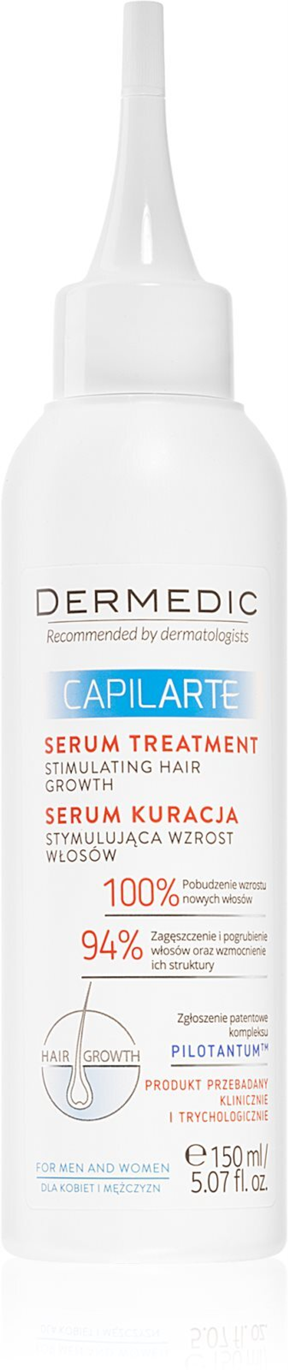 Dermedic Capilarte - Сыворотка, стимулирующая рост и возобновление роста волос /   150  ml  / GTIN 5901643174255