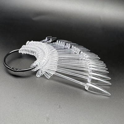 Палитра-веер на 24 цвета БАНТИК (прозрачная,заостренная,кольцо)