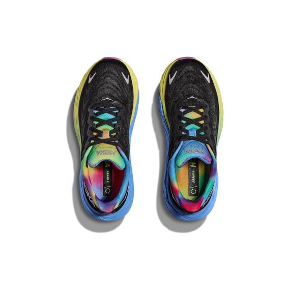 Hoka One One Running Shoe 'Black Blue Yellow'