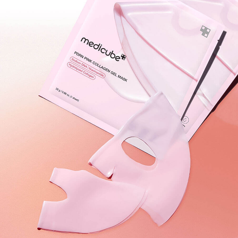 Medicube Гидрогелевая маска с ПДРН и коллагеном PDRN Pink Collagen Gel Mask 28гр.