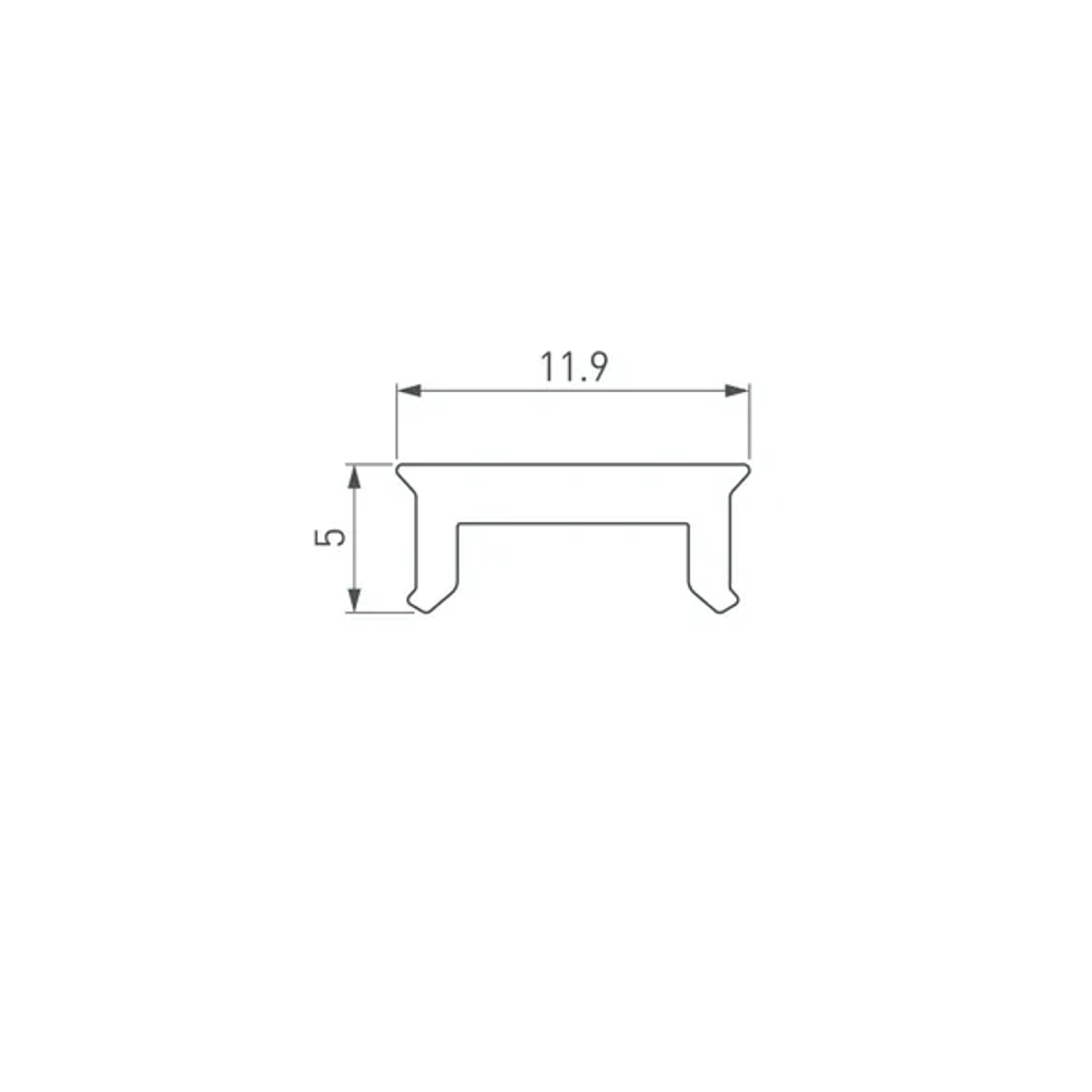 Экран FANTOM-W12-5000 SILICONE (Arlight, Силикон) 040481