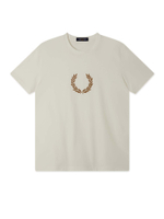 Футболка Кор. Рукав Flocked Laurel Wreath Gra Tee