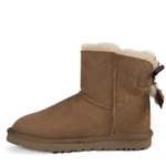 Угги Mini Bailey Bow Fur Brush Boot Chestnut