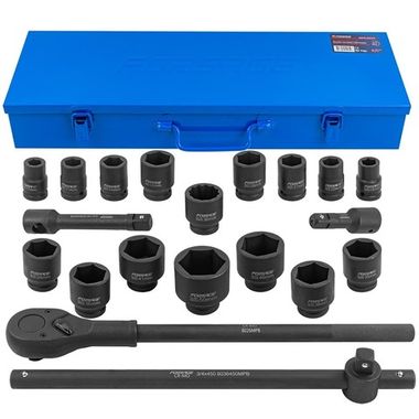 Набор инструментов ударных 21пр, 3/4''(6гр.) Forsage F-6212-5MPB