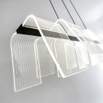 Подвесная люстра Led4U L7709-970 BK