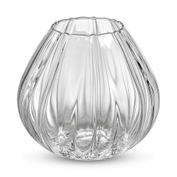 Ваза 21.5см IVV Nuvola прозрачная Италия