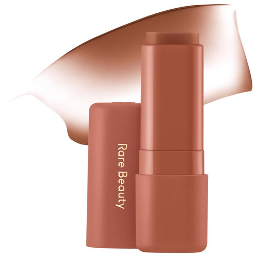 Rare Beauty Find Comfort Lip Butter Balm + Overnight Mask with Hyaluronic Acid Butter - Friendly - muted caramel