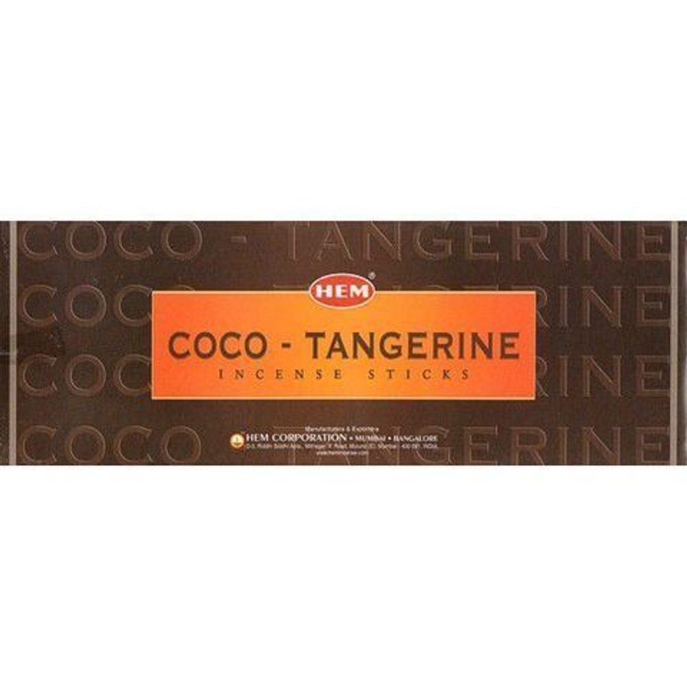 HEM Coco Tangerine четырехгранник Благовоние Кокос Мандарин