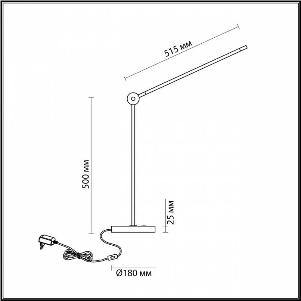 Настольная лампа офисная Odeon Light Foden 7101/12TL