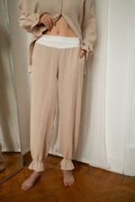 Костюм для дома с брюками, Бежевый