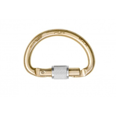 Карабин сталь полукруглый кейлок с муфтой, 25 кН