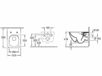 Унитаз Villeroy&Boch Venticello 4611RS01 безободковый, с крышкой микролифт