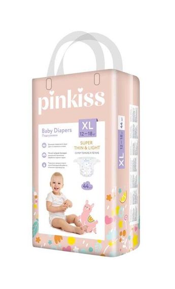 Uşaq bezi \ Подгузники \ Diapers Pinkiss Premium Baby XL,12-18 kq, 44 ədəd