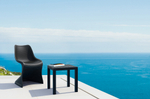 Столик пластиковый журнальный Siesta Contract Ocean Side Table, черный