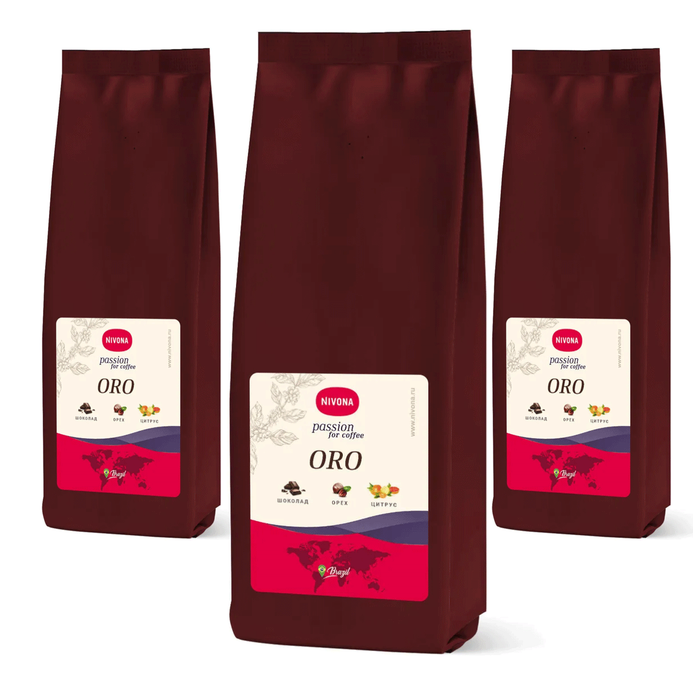 Набор Кофе в зернах Nivona ORO (3 x 250г)