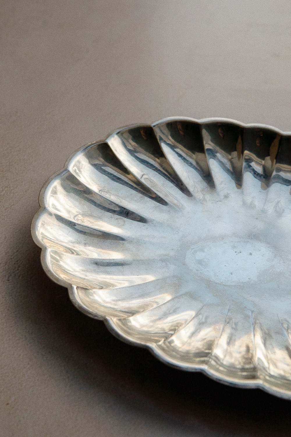 Винтаж Поднос большой, серебрение