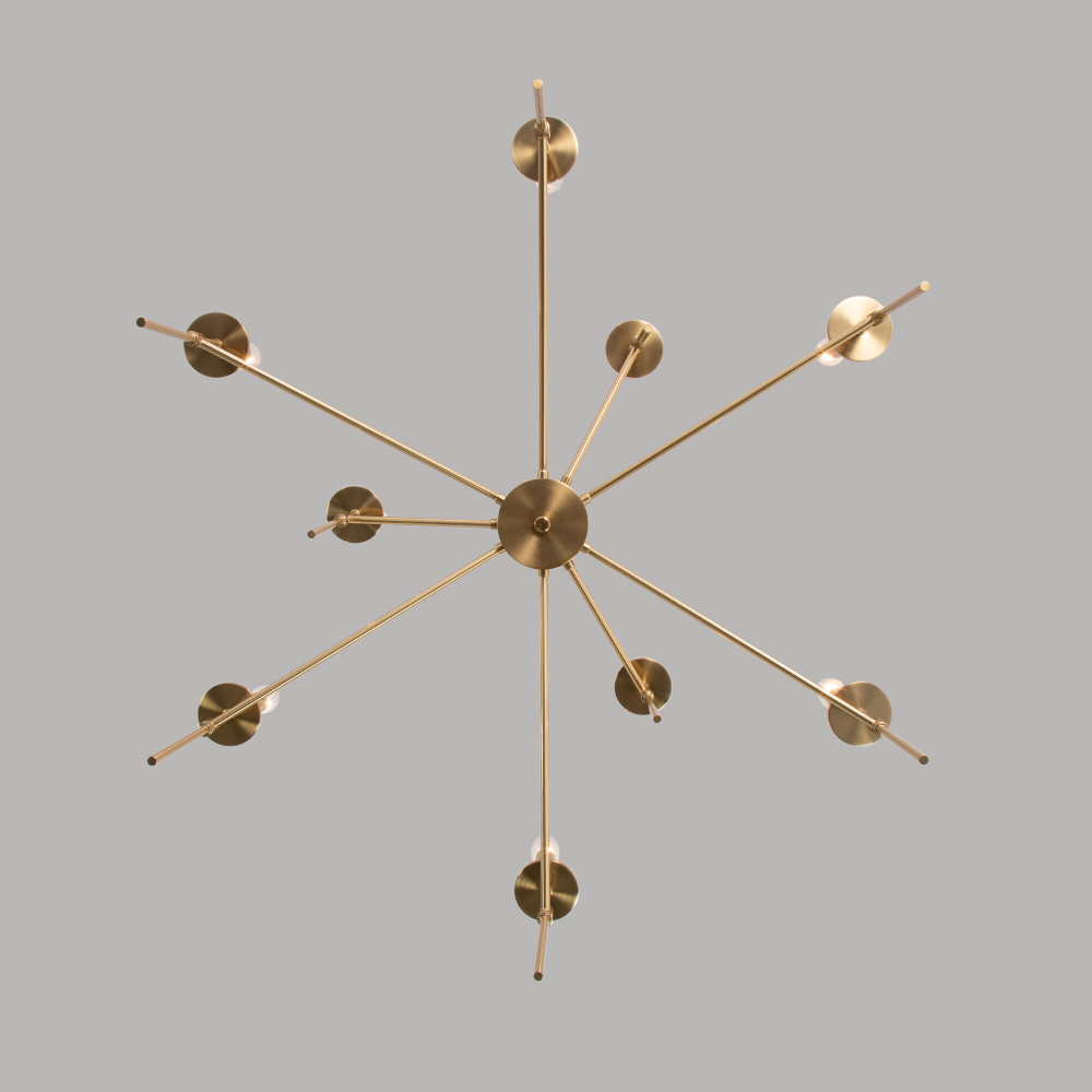 Потолочная люстра Eurosvet Anders 60142/9 латунь