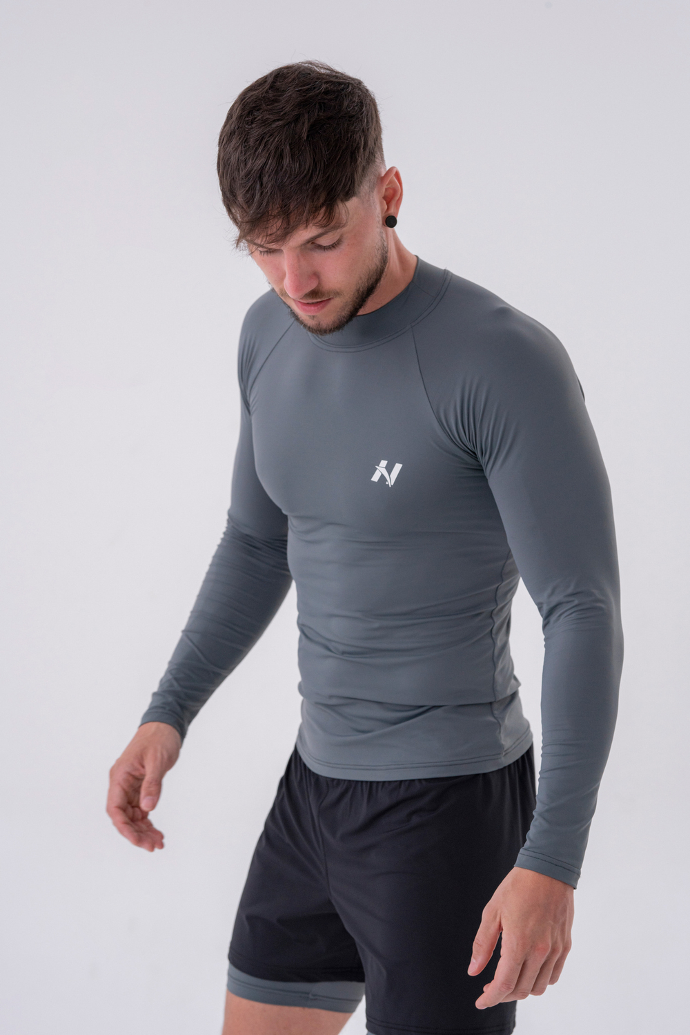 Лонгслив FUNCTIONAL T-SHIRT WITH LONG SLEEVES "ACTIVE" 328 Серый