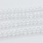 Бусина стекло, цвет прозрачный, размер 6*4 мм, цена за 20 шт