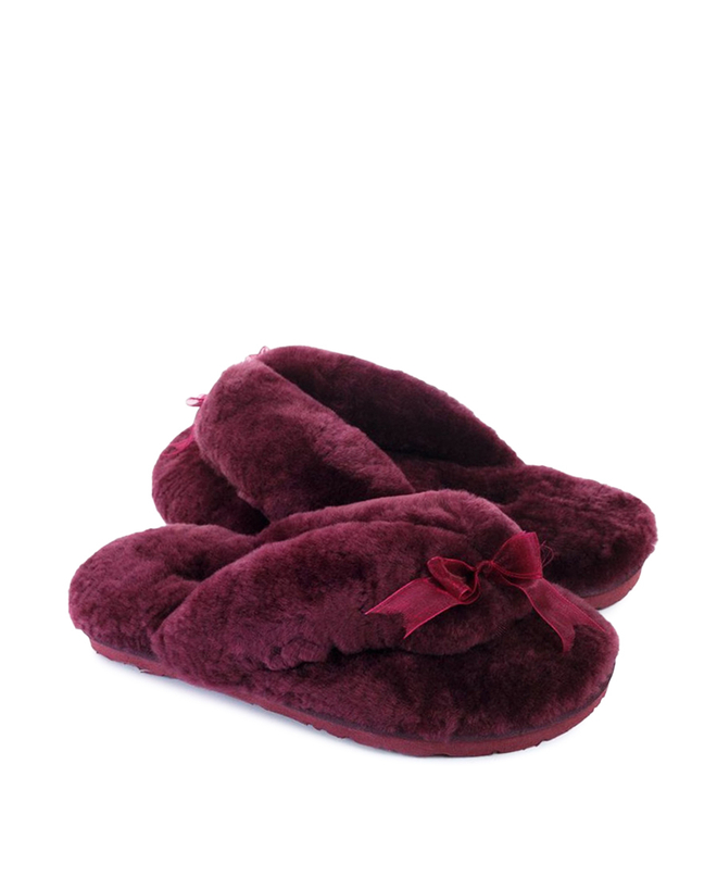 FLUFF FLIP FLOP II-dark purple