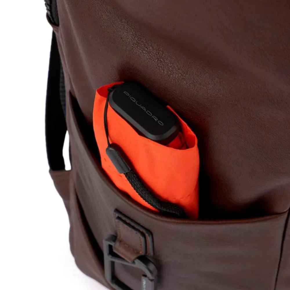 Рюкзак Piquadro Harper темно-коричневый из натуральной кожи (CA5677AP/TM) 6