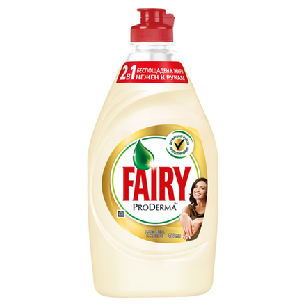 Средство для мытья посуды Fairy ProDerma Алоэ вера и кокос 430 мл