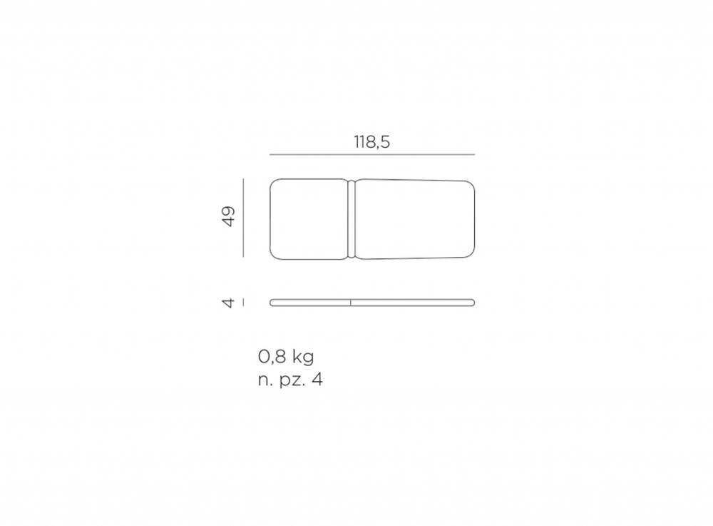 Подушка для кресла Darsena