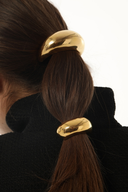 резинка с золотистой вставкой