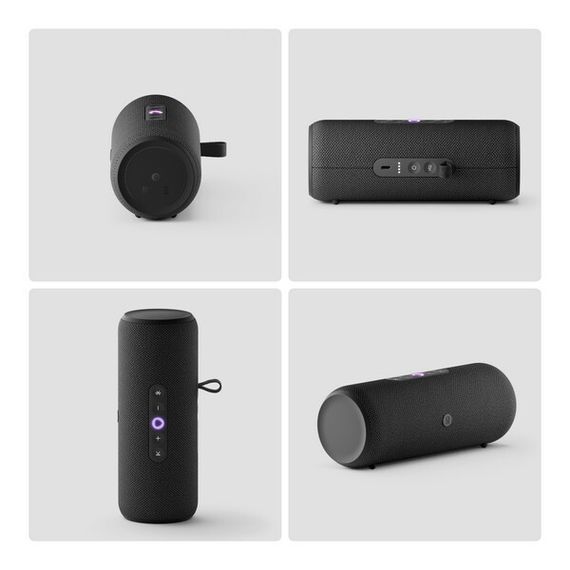 Умная портативная колонка Яндекс Станция Стрит с Алисой, черный, 30Вт (YNDX-00030BLK)