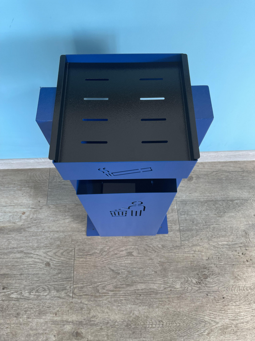 Урна металлическая УК-1 Синяя