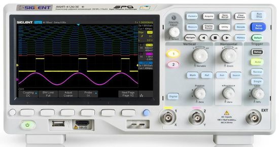 АКИП-4126/1Е, АКИП-4126/2Е, АКИП-4126/3Е, Осциллографы цифровые запоминающие, № в ГРСИ РФ - 75675-19