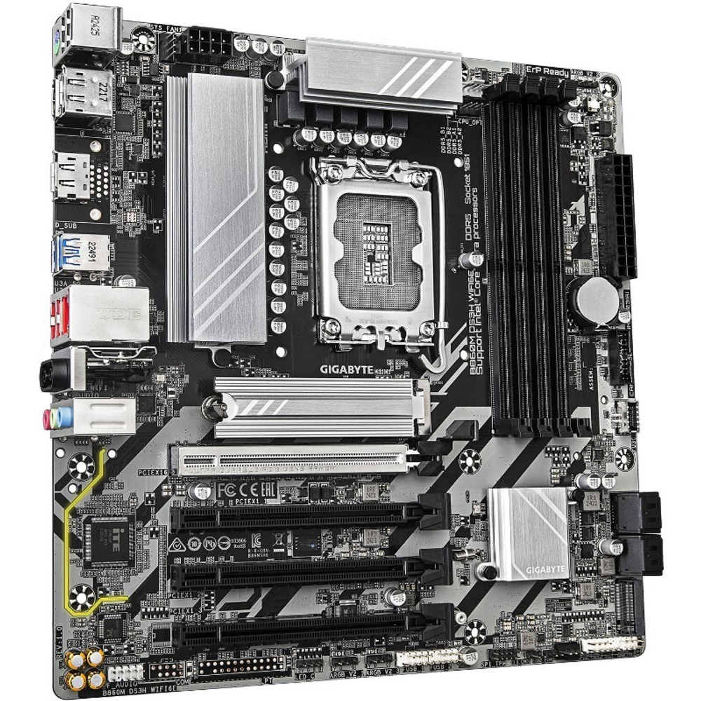 Материнская плата GIGABYTE B840M DS3H, AM5, DDR5, mATX