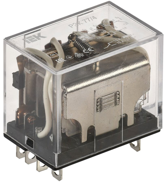 Реле промежуточное РЭК77/4(LY4) 10А 12В АC IEK