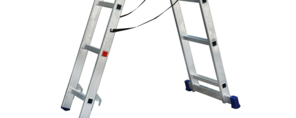Лестница алюминиевая двухсекционная 6 ступеней SMARTY/SN011-206