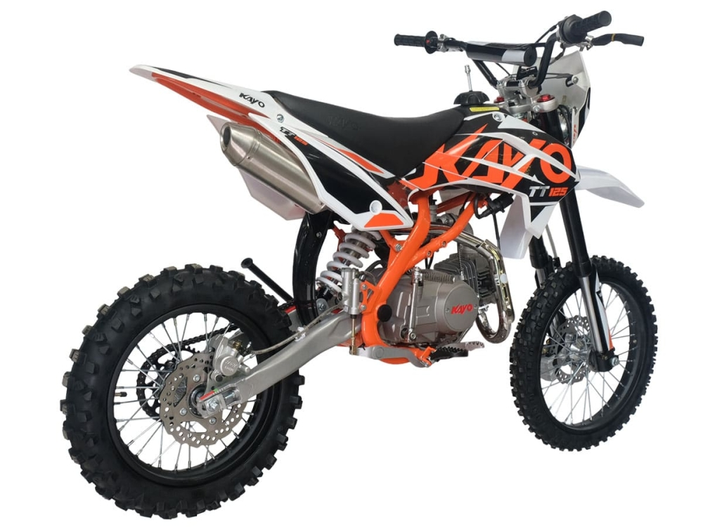 Питбайк KAYO BASIC TT125 17/14 KRZ (механ. сцепл., кикстартер, 2024 г.)