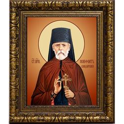 Ксенофонт (Бондаренко) преподобномученик иеромонах. Икона на холсте.