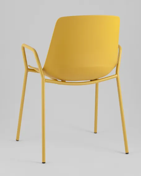 Стул Kaira пластик горчичный
