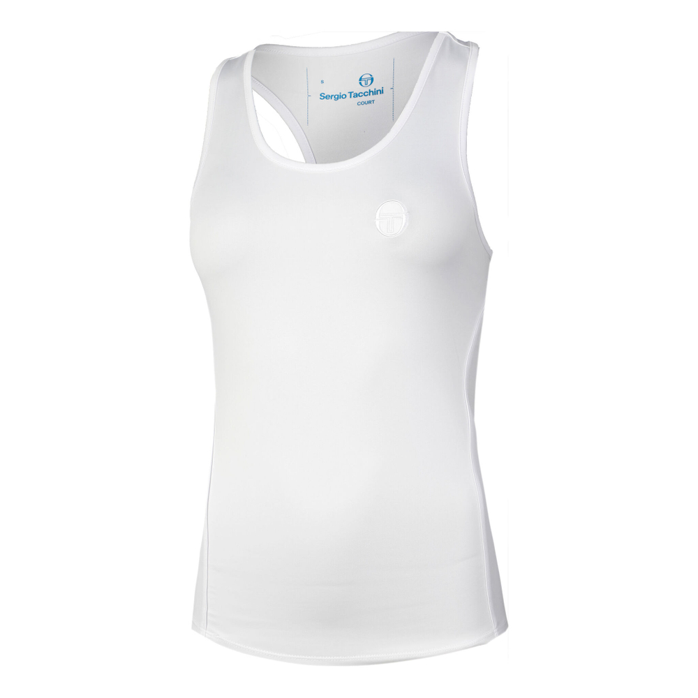 Женская теннисная майка Sergio Tacchini TCP Tank Top Women - White