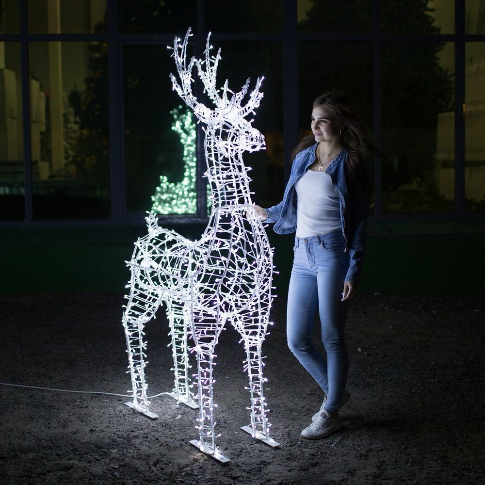 Световая фигура «Олень» с классическим каркасом