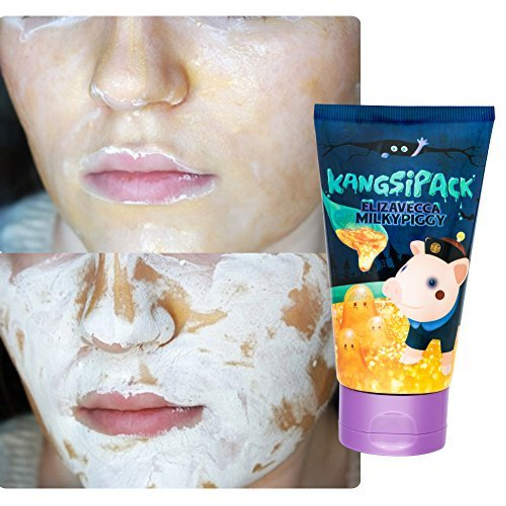 Elizavecca Milky Piggy Kangsipack маска для сужения пор с золотом