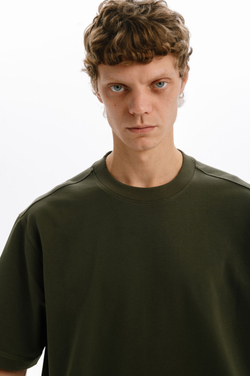 Футболка Mazzika Unisex Oversize OneSize, цвет хаки