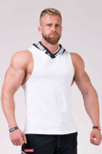 Майка Hooded Singlet 173  Белая