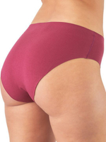 Бесшовные слипы средней посадки (Размер: L) (Цвет: бежевый)