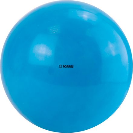 Мяч для художественной гимнастики однотонный TORRES, AG-19-01, диам. 19 см, ПВХ, небесный