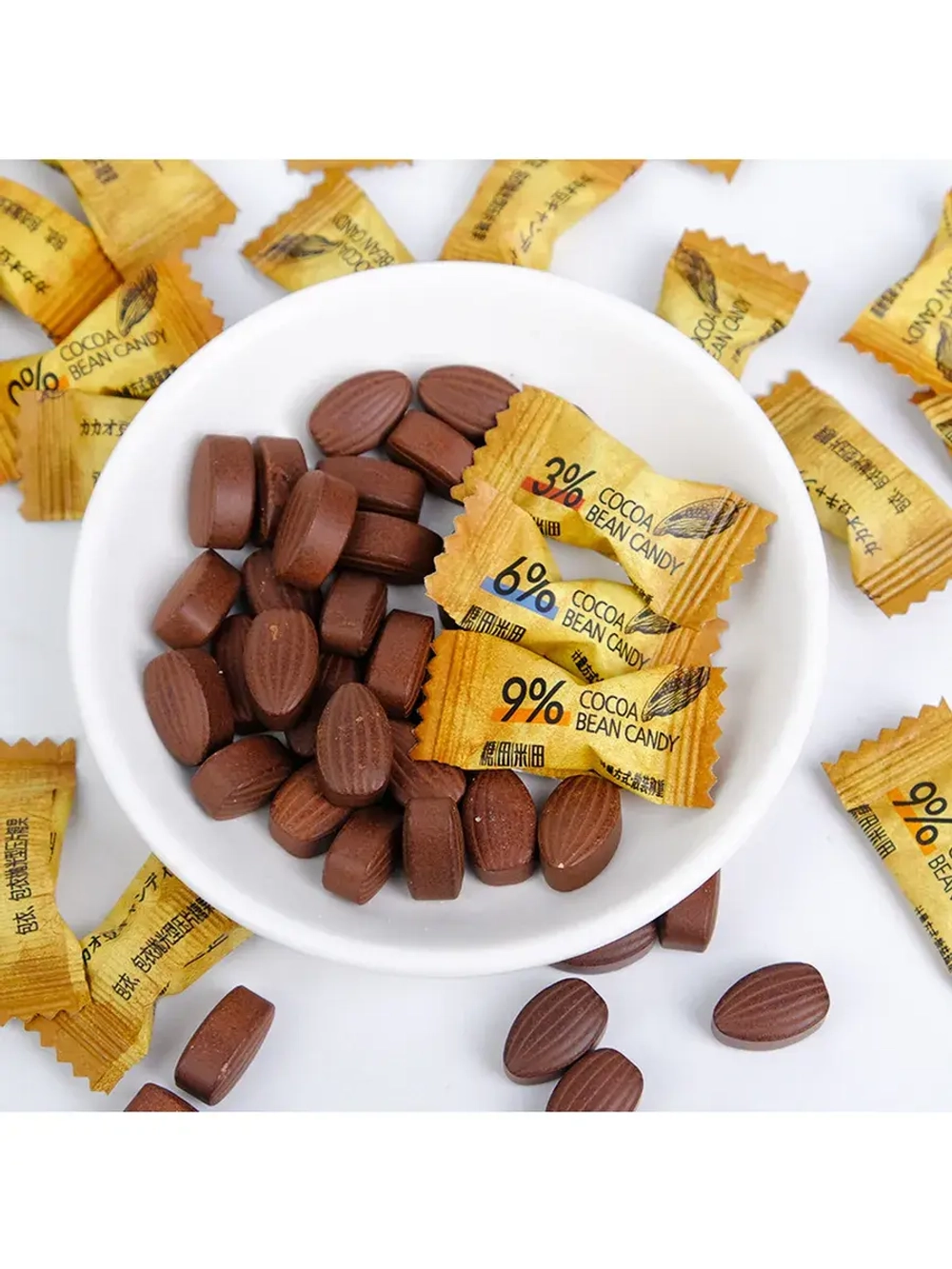 Кофейные конфеты с Какао бобами 9% 55 г