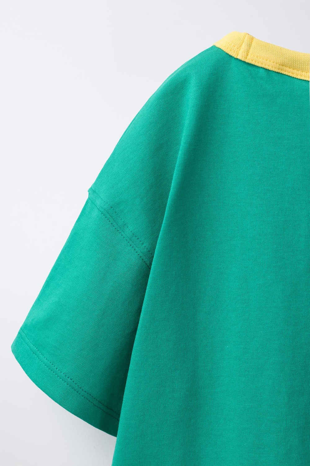 ZARA Х CASA LAWA ФУТБОЛКА С ЛОГОТИПОМ, ЗЕЛЕНЫЙ