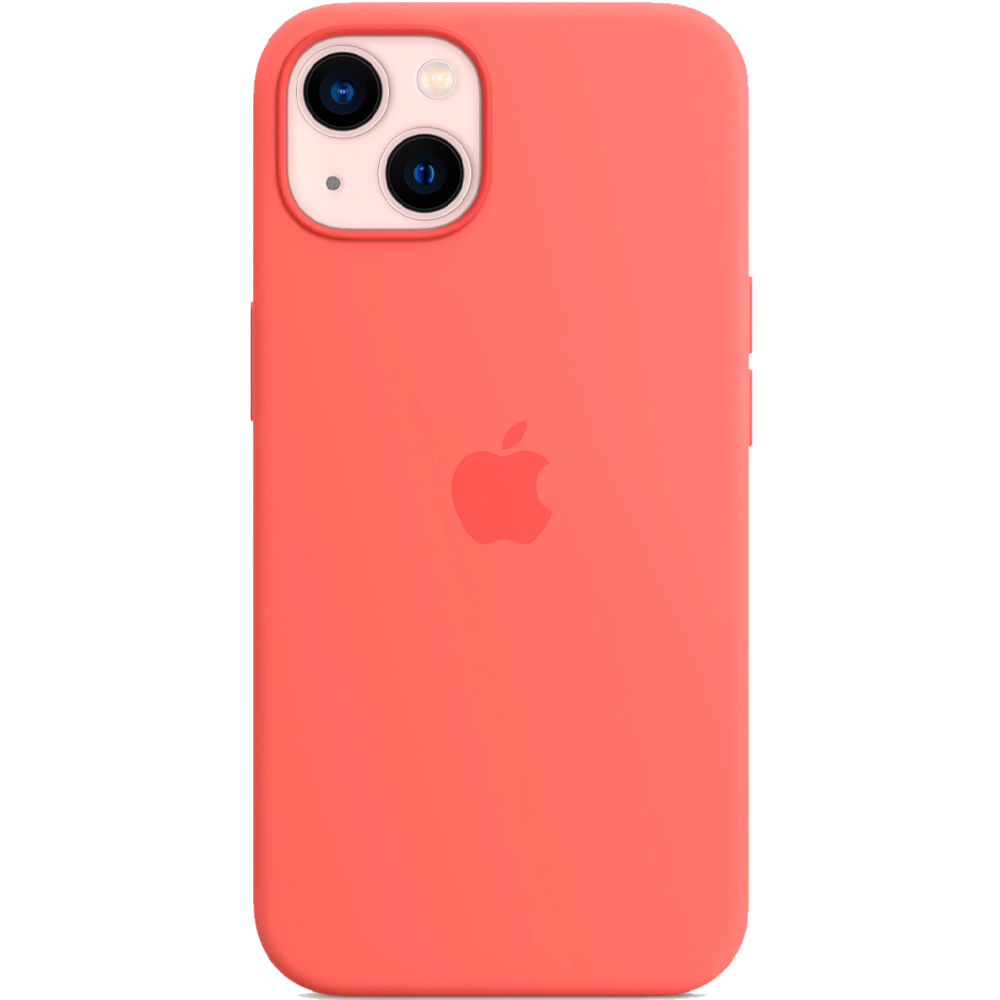 Силиконовый чехол с поддержкой MagSafe Apple Silicone Case для iPhone 13, Pink Pomelo (Розовый помело)