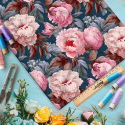 Ткань премиум Оксфорд 600D сказочный розарий