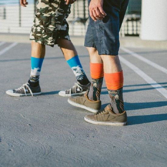 Носки "Крик" Эдвард Мунк р-р 38-45